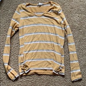 Striped yellow sweater